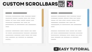 Custom Scrollbars Pure Css3 | (No JavaScript or jQuery)
