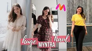 HUGE Myntra Try On Haul | Kurtis, Dresses & Tops | Sana Grover