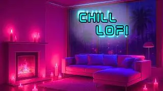 Chill Synthwave LoFi Beats 🎧 | Rainy Day Mix 🕯️| Relaxing Retro Background Aesthetic ☔ 📒
