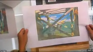 Multi-block Color Woodcut Printing 2/2