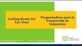 Getting Ready for Tax Time