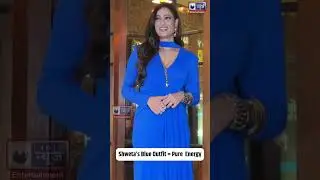 Shweta Tiwari&rsquo;s Full Blue Look Steals Bandra Spotlight! #shorts #ytshorts