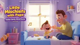“Little Mischiefs with Papa: Funny Candy Adventures!”