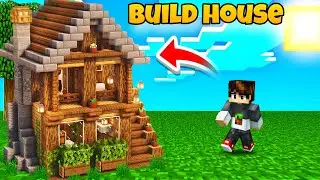 I build my  house in Minecraft Survival series 🤩 