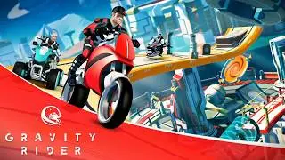 Gravity Rider: Extreme Balance Space Bike Racing | Android game trailers | by b2gameplay