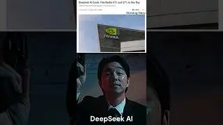 DeepSeek AI Crash: Nvidia ETF Drops 51% ! #funny #comedy #nvidia #shorts #memes #squidgame #song