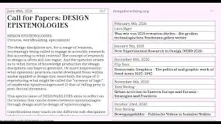 DESIGNABILITIES Design Research Journal / Designforschung.org (Relaunch)