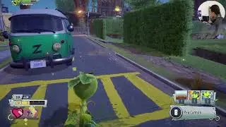 Peashooter on Roof Zboss - Backyard Survival - Plants vs. Zombies: Garden Warfare 2 PVZ