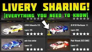 Обновление обмена ливреями CarX!
