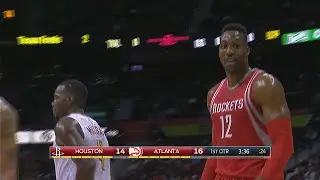 Dwight Howard Caught Using Stickum | Rockets vs Hawks | March 19, 2016 | NBA 2015-16 Season