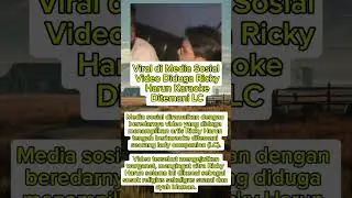 viral video diduga Ricky Harun karaoke ditemani LC #beritaterkini #selebriti #artist #shorts #shots