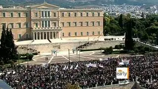 Two-day austerity strike shuts Greece down