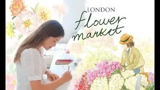 Columbia road flower market✿Draw LONDON 런던플라워마켓 그림으로 기록하기