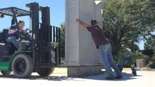 New Art Project At Firefighters Fountain