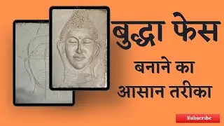 Making Buddha Face with Clay / Sculpture Clay (timelapse)