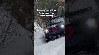 Just pushing Santa Rosa pass to open it up again. #westkootenaypinstripez