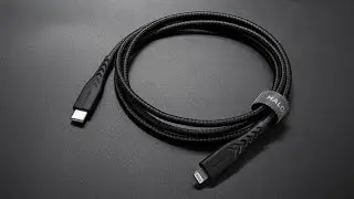 HALOBAND Super Cable - USB-C to Lighting Charging Cable Built With Ballistic Fiber