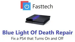PS4 BLOD (Blue Light) Repair Guide with Thermal Paste Replacement