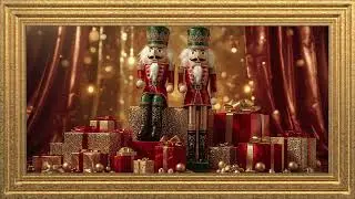 Elegant Luxury Nutcracker Christmas Art 4K &ndash; Holiday TV Wall Display