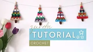 ✨GRANNY Square ÁRBOL 🌲| ✋🏼ZURDA | Fácil y rápido paso a paso | CHIC DIY 