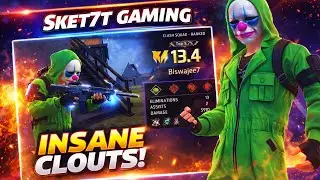 Free Fire CS Ranked Gameplay: Green Criminal Bundle + 13 Kills Ace 🎯