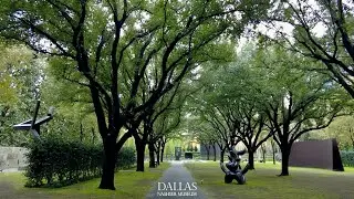 Nasher Museum | Dallas, TX | Full Sculpture Garden Walking Tour | Relaxing Piano Music | 10 Min | 4K
