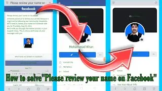 How to recover old name on facebook account / how to solve 