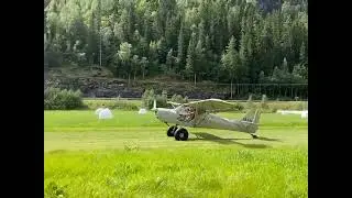 Apollo Fox Aircraft Tail dragger Takeoff