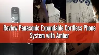 Review Panasonic Expandable Cordless Phone System with Amber Backlit Display &ndash; 2 Handsets &ndash; KX-TGC35