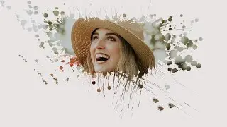 How to create splash portrait effect in GIMP