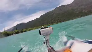 Gomon HiFei 2.70 con motor LTCseco 2.5 H P en Lago Puelo 2