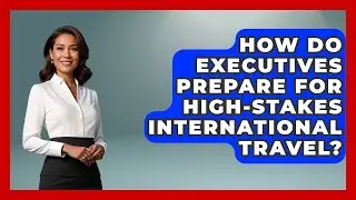 How Do Executives Prepare For High-stakes International Travel? - Etiquette for Executives