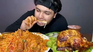 Spicy Chicken Biryani Mukbang | Juicy Chicken & Desi Masala Explosion | Mukbang Indian food