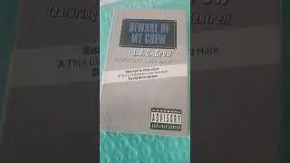 L.B.C. CREW - BEWARE OF MY CREW FEATURING TRAY D & SOUTH SENTRELL 1995 RAP CASSETTE TAPE SINGLE