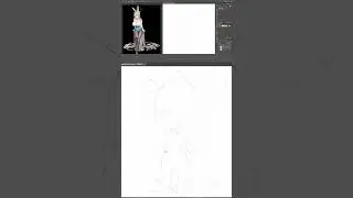 1518 - Ichinose Asuna (Bunny Girl ver.) / BLUE ARCHIVE / #Bluearchive / Vertical Timelapse
