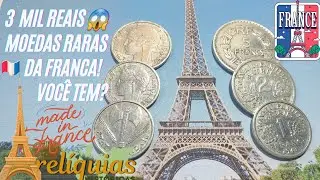 🗼MOEDAS RARAS DA FRANÇA VALENDO MAIS DE 3 MIL REAIS 😱
