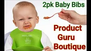 Dave & Bella try New Baby Bibs- No more Dirty floors or Clothes- Product Guru Boutique