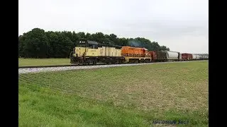 HD Chase of the York Rail Train with CF7 1500 and GP16 1606 6 16 17