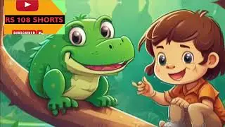 The Cunning Monkey That Outwitted a Crocodile #story  #Rs108shorts  #Rameshwa@