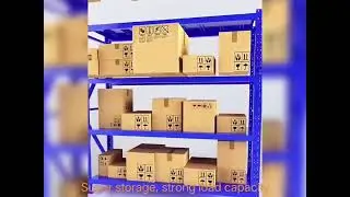 BLUE medium duty warehouse storage rack
