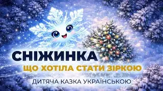 ⚡️НОВОРІЧНИЙ МУЛЬТИК ПРО СНІЖИНКУ ❄️ ДИТЯЧА ПІСНЯ ПРО СНІЖИНКУ💥 