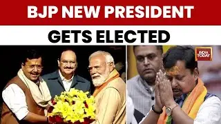 Delhi: Top Leaders Felicitates Newly Elected National President | JP Nadda | BJP President | PM Modi