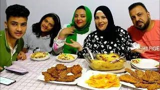 اول يوم صيام وعزمنا نادين وابراهيم