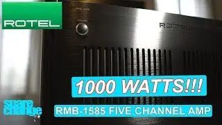 1000 WATTS! ROTEL RMB-1585 Five Channel  Home Theater Amplifier
