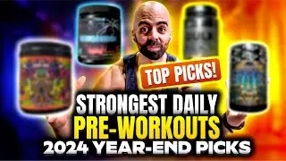 Top 4 Strongest Daily Pre-Workouts of 2024 (No Crashes, Just Gains!)