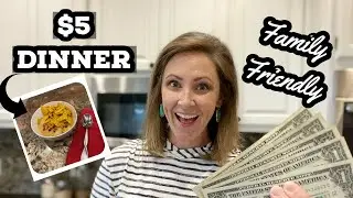 $5 DINNER // FAMILY MEALS ON A BUDGET // VLOGMAS