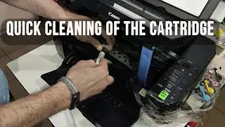 Quick cleaning of the cartridge  Printer does not print