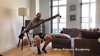 banded row -  seated resistance band exercises elderly