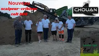 Nouveau scalpeur-cribleur colt 800 de la SARL CHOUAN