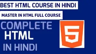 Learn HTML full course in Hindi